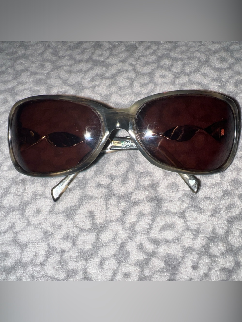 Brighton Smoky Tortoise Twirl Women’s Sunglasses with Brown Gradient Lenses